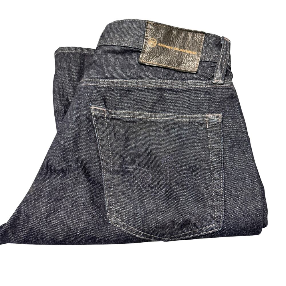 Adriano Goldshmied Jeans Mens 31x34 (32x34 ACTUAL) PROTEGE STRAIGHT Blue Denim